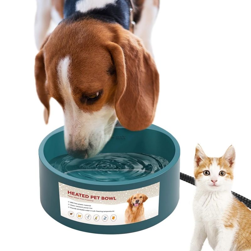 IntiMeg Gamelle chauffante d'extérieur pour chien