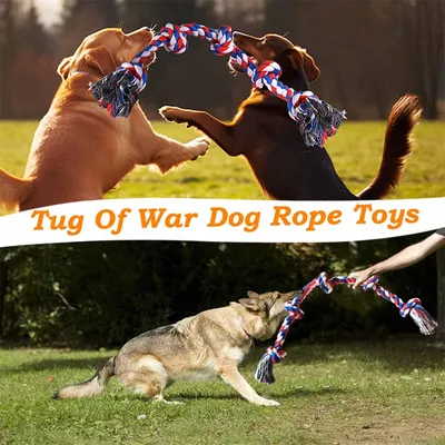 IntiMeg Seilspielzeug für Hunde 92 cm