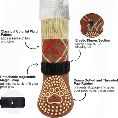 IntiMeg Chaussettes de protection pour chien