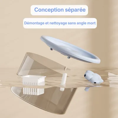 Distributeur d'eau Automatique pour Chats et Chiens Intérieurs