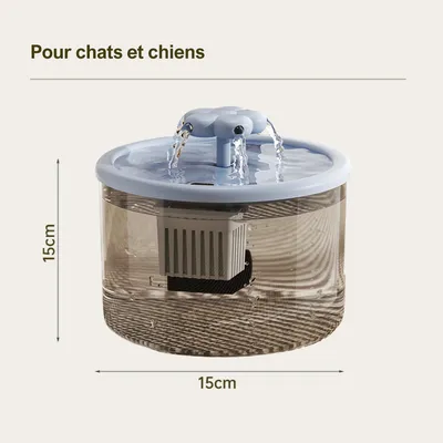 Distributeur d'eau Automatique pour Chats et Chiens Intérieurs