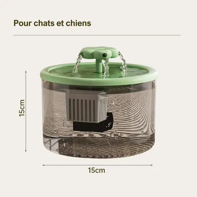 Distributeur d'eau Automatique pour Chats et Chiens Intérieurs