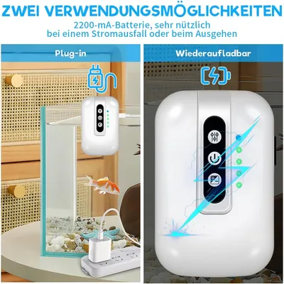 Pompe à air d'aquarium