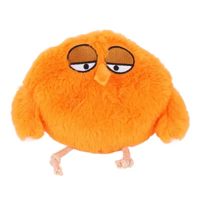 Peluche jouet housse en tissu orange