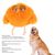 Peluche jouet housse en tissu orange