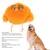 Peluche jouet housse en tissu orange