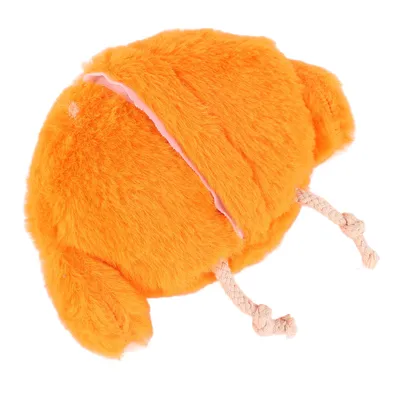 Peluche jouet housse en tissu orange