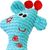 Corn Grain peluche jouet bleu