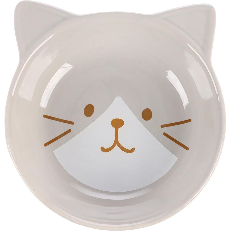 Gamelle pour Chats Kapo céramique Gris Rond