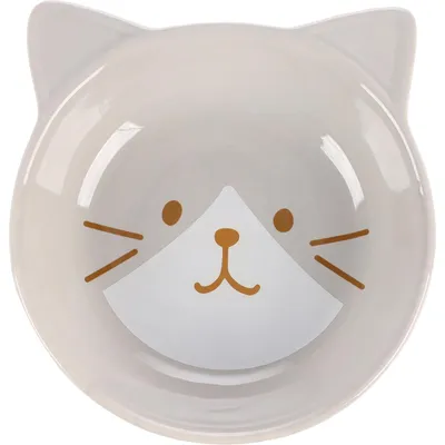 Gamelle pour Chats Kapo céramique Gris Rond