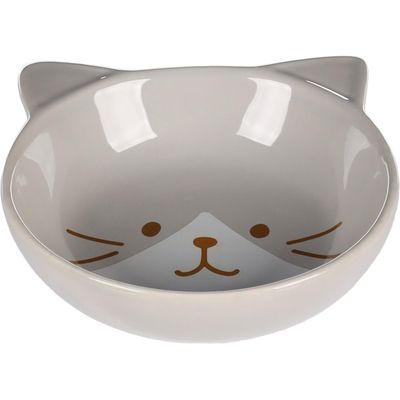 Gamelle pour Chats Kapo céramique Gris Rond