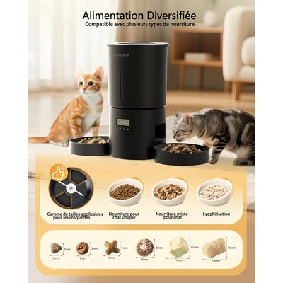 Distributeur Automatique de Nourriture pour Chat