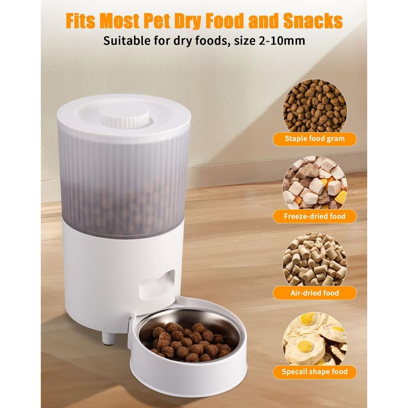 Minuterie Programmable Distributeur De Croquettes pour Chat
