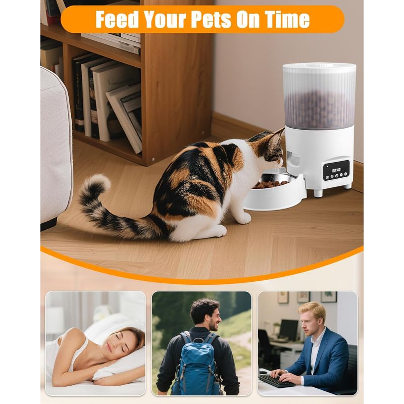 Minuterie Programmable Distributeur De Croquettes pour Chat