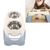 Double bol PET Rice pot riz gris