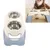 Double bol PET Rice pot riz gris