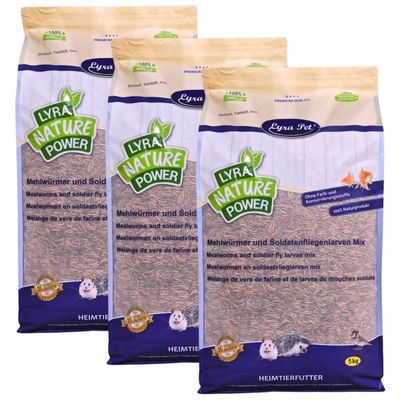 Lyra Pet® Mélange de vers de farine et de larves de mouche soldat