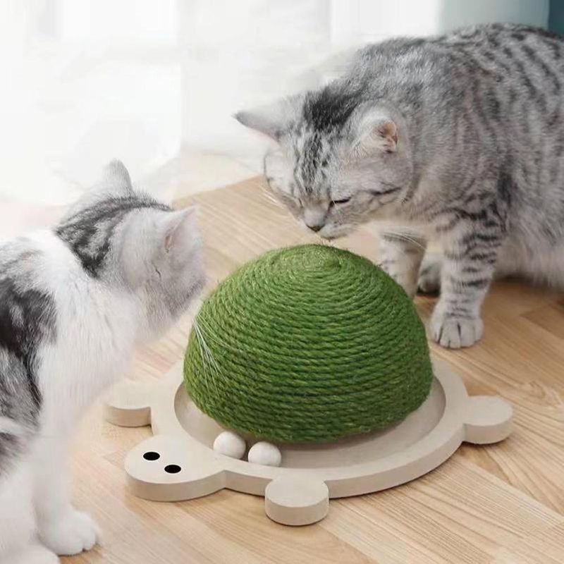 ZENITHMIND 29*24*14cm Generic Griffoir pour chat en forme de tortue