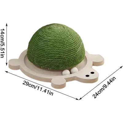 ZENITHMIND 29*24*14cm Generic Griffoir pour chat en forme de tortue