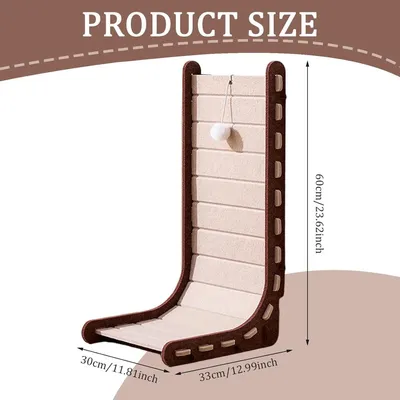 ZENITHMIND Griffoir en feutre pour chats d'intérieur