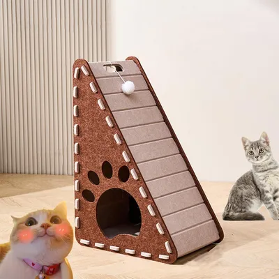 ZENITHMIND Griffoir en Feutre pour Chat