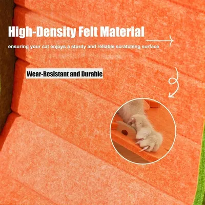 ZENITHMIND Griffoir en Feutre pour Chat