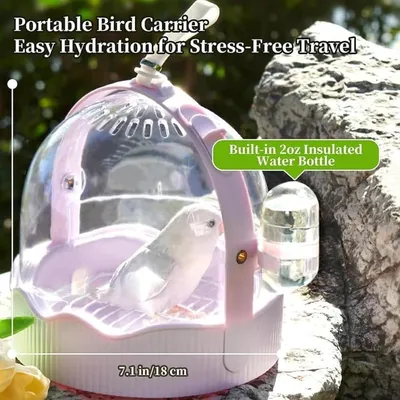 ZENITHMIND Cage de Transport pour Hamster violet