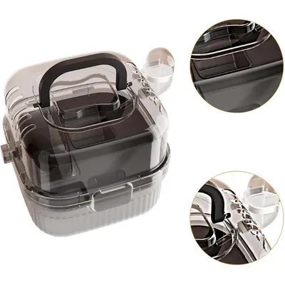 ZENITHMIND Cage pour Hamster à Double Couche,23*23*18cm