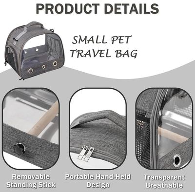 ZENITHMIND Transport Pour Oiseaux noir