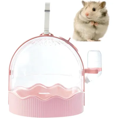 ZENITHMIND Cage de Transport pour Hamster rose