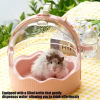 ZENITHMIND Cage de Transport pour Hamster rose