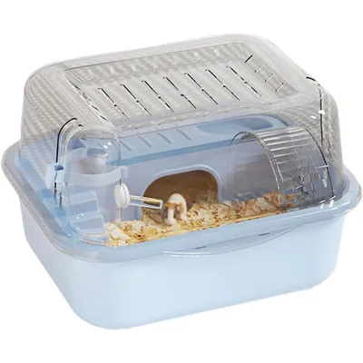 ZENITHMIND Cage pour hamster, cage pour petits animaux bleu