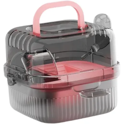 ZENITHMIND Cage pour Hamster à Double Couche,23*23*18cm