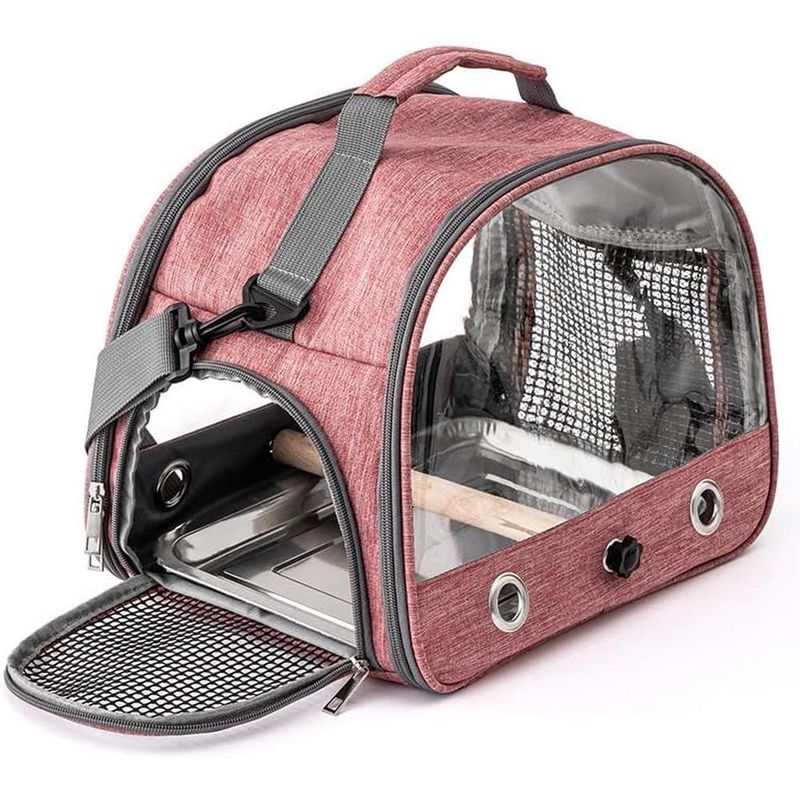 ZENITHMIND Transport Pour Oiseaux rouge