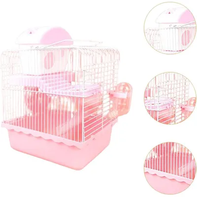 ZENITHMIND Cage Double Couche pour Hamsters et Petits Animaux