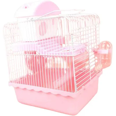 ZENITHMIND Cage Double Couche pour Hamsters et Petits Animaux