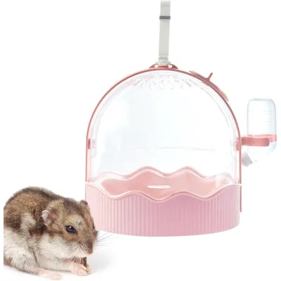 ZENITHMIND Cage de Transport pour Hamster rose