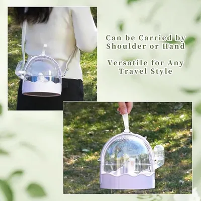 ZENITHMIND Cage de Transport pour Hamster violet