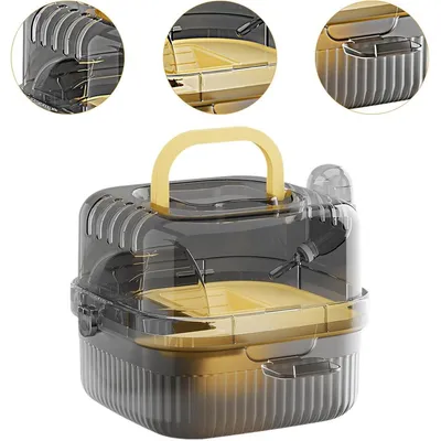 ZENITHMIND Cage pour Hamster à Double Couche,23*23*18cm