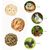 LovuPet 9 Pièces Jouets à Mâcher pour Petits Animaux,Balle en Rotin