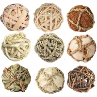 LovuPet Lot de 9 balles Jouets à Mâcher pour Petits Animaux