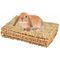 LovuPet 4 pièces Tapis d'herbe pour Les Lapins,Naturel tissé à la Main 1 Piece