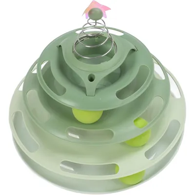 Qinhul Tour à balles pour chat