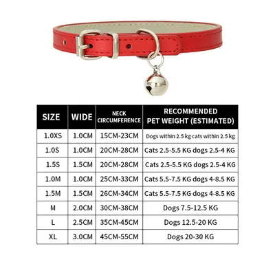 Qinhul Collier pour chat avec clochette