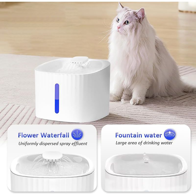 Qinhul Fontaine à eau automatique pour chat