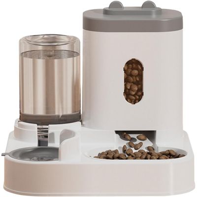 Qinhul Mangeoire pour chat 2 en 1