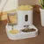 Qinhul Mangeoire pour chat 2 en 1