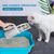 Qinhul Pelle à litière portable pour chat