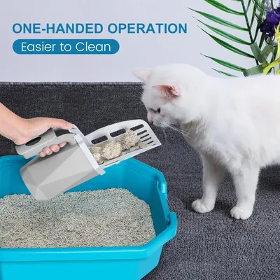 Qinhul Pelle à litière portable pour chat