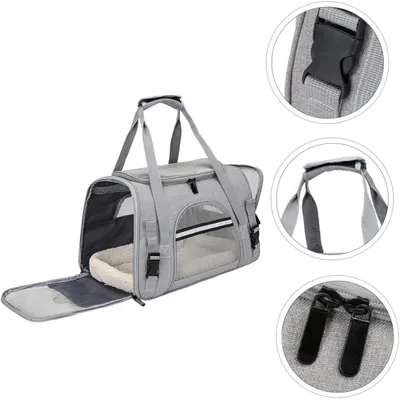 Qinhul Sac à dos pliable et portable pour chat